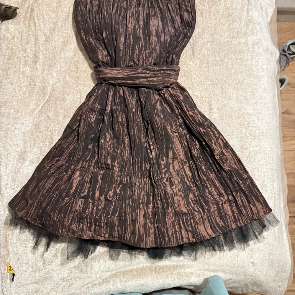 Vintage style brown  Dress